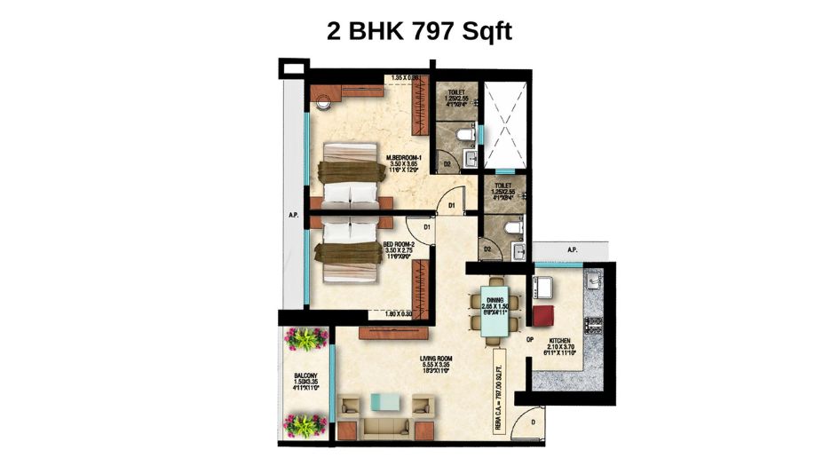 Divine-Shloka-Floor-Plan-2-BHK-797-Sqft