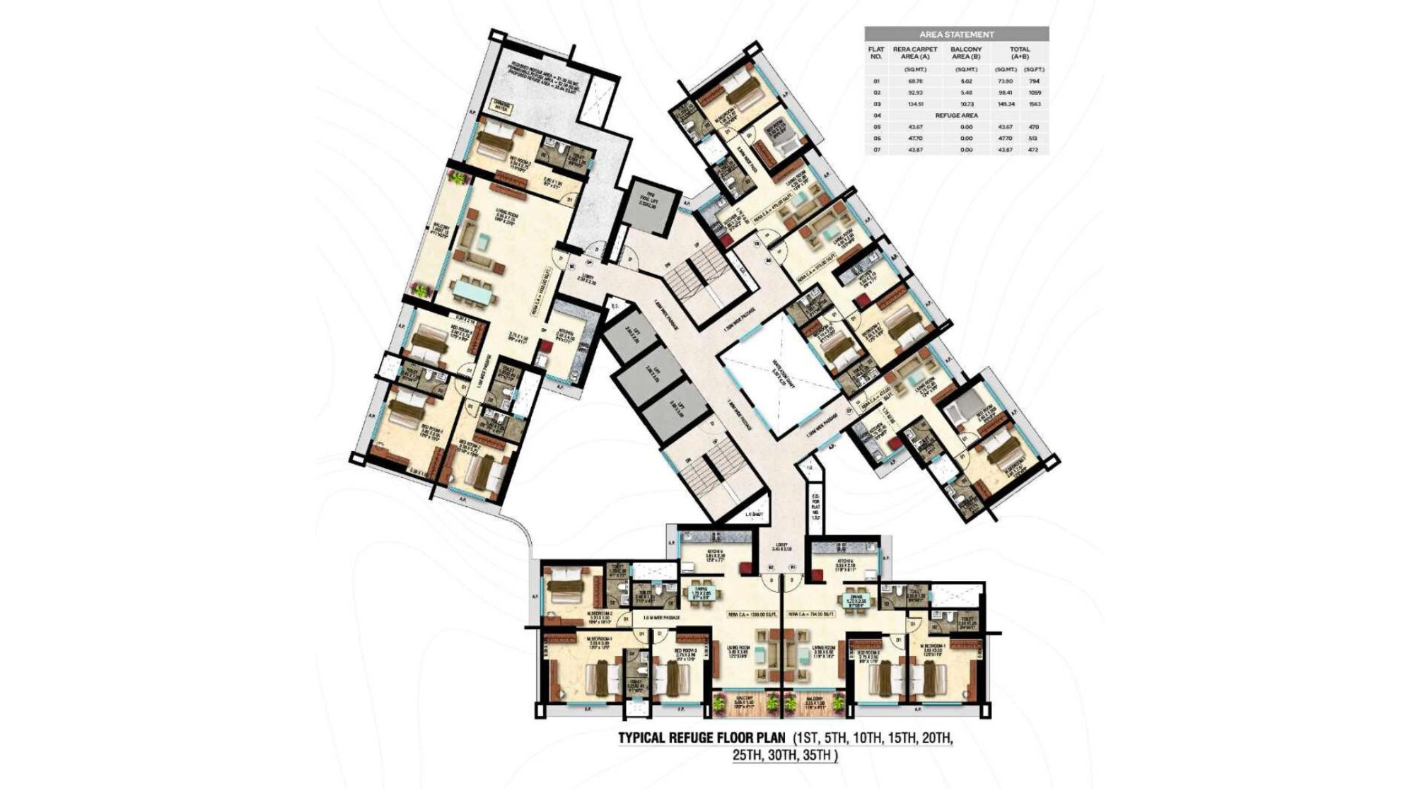 Divine-Shloka-Floor-Plan-Refuge-1st-5th-10th-15th-20th-25th-30th-35th