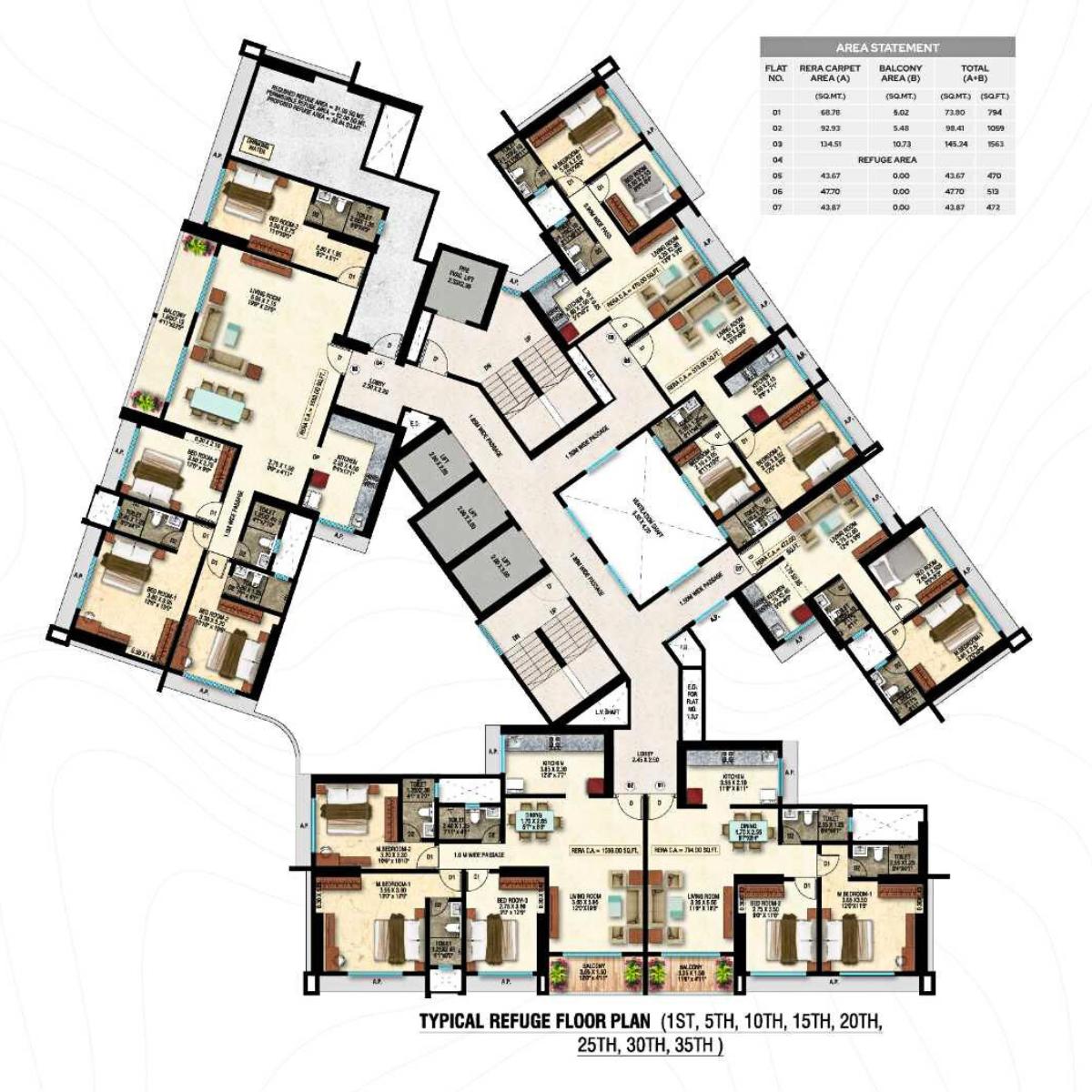 Divine-Shloka-Floor-Plan-Refuge-1st-5th-10th-15th-20th-25th-30th-35th